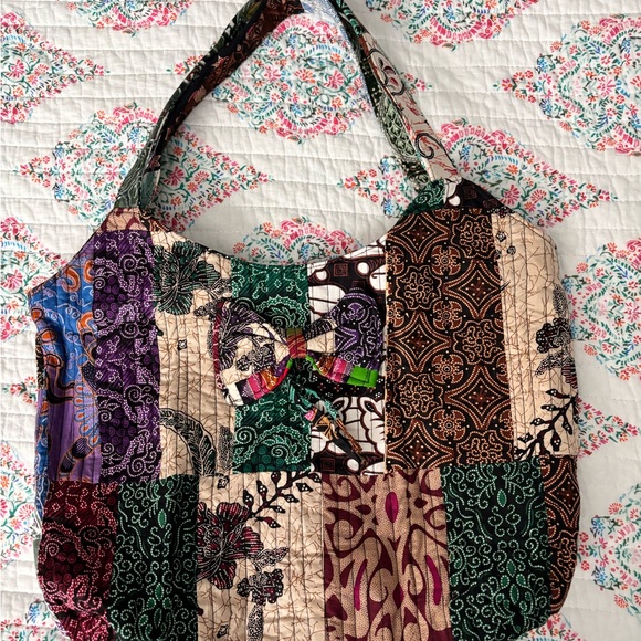Artisan quilted tote bag/purse - Picture 1 of 7
